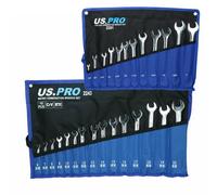 AB Tools Metric mm And Imperial Af Combination Spanner Wrench Set
