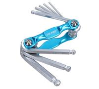 AB Tools Metric mm Folding Ball Ended Allen Hex Key Set 2.5mm - 8mm 8Pc Pocket Size