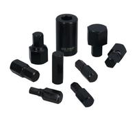 AB Tools Metric mm Impact Hex Allen Bits With 1/2In Drive Bit Holder 6mm-19mm 9Pc Set