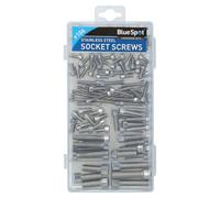 AB Tools Metric Stainless Steel Allen Hex Cap Bolt Set Screw M4 - M10 106Pc Assortment