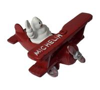 AB Tools Michelin Man In Airplane Plane Mascot Figure Statue Bibendum Figurine Cast Iron