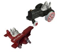AB Tools Michelin Man In Plane & Tractor Figure Mascot Statue Bibendum Figurine Cast Iron