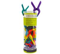 AB Tools Mini Clamp Set / Mini Market Stall Clip Plastic Grips 22Pc 19mm & 25mm Sil289