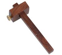 AB Tools Mini Marking Gauge 130mm Hardwood Body Knurled Brass Adjusting Screw