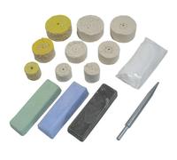 AB Tools Mini Metal Polishing Kit Coarse Medium And Fine Mops 1" / 1.5" / 2" Mops Pol02