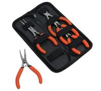 AB Tools Mini Pliers Cutter 5Pc Storage Case Craft Model Electric Cutting Long Nose