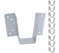 AB Tools Mini Timber Wood Joist Hanger 38mm Decking Loft Galvanised Beam Holder 10Pk