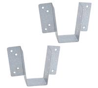AB Tools Mini Timber Wood Joist Hanger 38mm Decking Loft Galvanised Beam Holder 2Pk