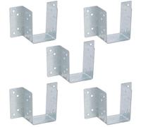 AB Tools Mini Timber Wood Joist Hanger 50mm Decking Loft Galvanised Beam Holder 5Pk