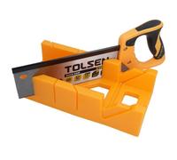 AB Tools Mitre Box With Back Hand Tenon Saw Set 300mm 12 Inch Fast Cutting Blade 13Tpi