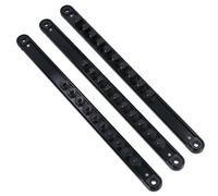 AB Tools Mixed Drive Socket Holder Storage Rails With Rotating Clips + Magnetic Base 3Pc