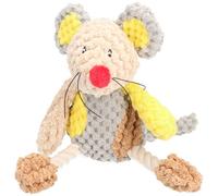 AB Tools Molly Mouse Mr Twister Teddy Dog Toy With Squeak 23Cm/9"