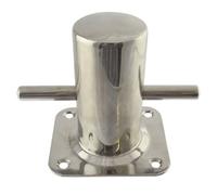 AB Tools Mooring Cleat Cross Bollard Marine Grade Stainless Steel Rope Post 316 Dk60