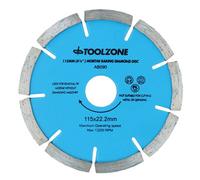AB Tools Mortar Raking Disc 4-1/2" 115mm Diamond Pointing Angle Grinder Blade Masonry