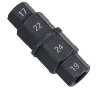 AB Tools Motorcycle Bike Front Wheel Spindle Tool Adaptor Hex 3/8In Drive 17 - 24mm