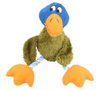 AB Tools Mr Twister Delia Duck Plush Rope Dog Toy With Squeak 36Cm X11Cm X 9Cm