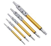 AB Tools Multi Angle / Multi Jointed Flexi Spline Key Wrench Set 5Pc M4 - M10