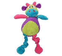 AB Tools Multi Coloured Cow Dog Toy With Squeak 44Cm/17"