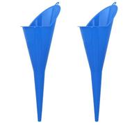 AB Tools Multipurpose Long Necked Plastic Funnel Car Refuelling Spout 370mm Long 2Pc
