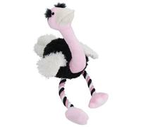 AB Tools Olgra Ostriche Colourful Teddy Rope Plush Play Dog Toy With Squeak 14X20X38
