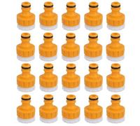 AB Tools Outdoor Garden Tap Hose Threaded Tap Connector 3/4In With 1/2In Reducer 20Pc