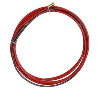 AB Tools P.c. Liner Wire 1.0 - 1.2mm X 3M Welding Red Steel Plastic Coated Mig Torch