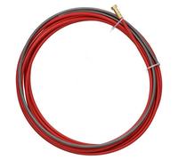 AB Tools P.c. Liner Wire 1.0 - 1.2mm X 4M Welding Red Steel Plastic Coated Mig Torch