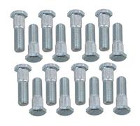 AB Tools Pack Of 16 3/8" Unf Wheel Studs Stud For 4" Pcd Trailer Suspension Hubs Hub