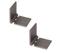 AB Tools Pack Of 2 Solid Drawn Steel Butt Hinges Extra Heavy Duty Industrial 50X120mm