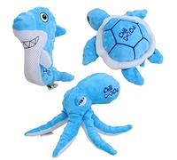 AB Tools Pack of 3 Chill Out Animal Dog Plush Hydration Cooling Summer Play Toy Bundle