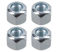 AB Tools Pack Of 4 3/8" Unf Wheel Nuts Nut For Trailer Suspension Hubs