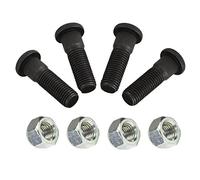 AB Tools Pack of 4 M12 x 1.5 Wheel Studs And Nuts For 100mm PCD Trailer Hubs