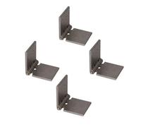 AB Tools Pack Of 4 Solid Drawn Steel Butt Hinges Extra Heavy Duty Industrial 50X120mm
