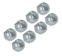 AB Tools Pack Of 8 M10 Conical Trailer Wheel Nuts For Suspension Hubs M10X1.25 Thread