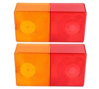 AB Tools Pair Replacement Rear Trailer Light Combination Lamp Lens Genuine Britax