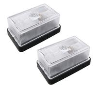 AB Tools Pair Rubbolite Front Outline Marker Lamp / Light For Trailers Ifor Williams Etc