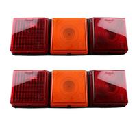 AB Tools Pair Rubbolite Triple Module Rear Combination Lamp Light For Trailer Ifor Williams