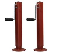 AB Tools Pair Telescopic Screw Jack Prop Stand Trailer Drop Stand Level 800kg Capacity