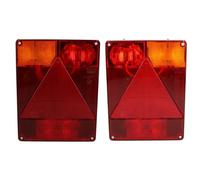 AB Tools Pair Trailer Lights Radex For Ifor Williams & Indespension Lamp 5 Pin Plugs