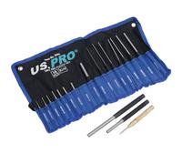 AB Tools Parallel Pin Punch Set Dot Punch Automatic Centre Punch 18Pc