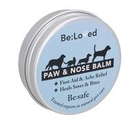 AB Tools Paw and Nose Balm 60g Natural First Aid Balm for Dogs Soothes Dry Paws Nose Irritation Insect Bites and Minor Skin Irritations