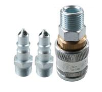 AB Tools Pcl 100 Series Female Coupler 1/2" Bsp & 3/8" Bsp Male Adaptor Air Fittings