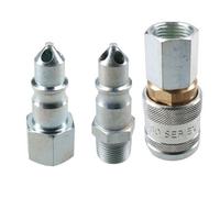 AB Tools Pcl 100 Series Female Coupler 1/2" Bsp Female Thread & 3/8" Bsp Male Air Fitting