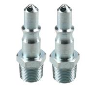 AB Tools Pcl 60 Series Adaptor Plug Male Thread 3/8" Bsp Air Hose Line Fitting Aca2661 X2