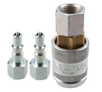 AB Tools Pcl 60 Series Female Coupler 3/8" Bsp Female Thread & Air Fittings Adaptors Male