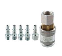 AB Tools Pcl 60 Series Female Coupler 3/8" Bsp Female Thread & Air Male Fitting Adaptors