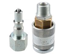 AB Tools Pcl 60 Series Female Coupler 3/8" Bsp Male Thread & Adaptor Male Air Fittings