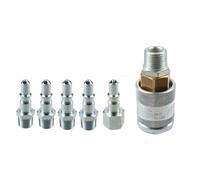 AB Tools Pcl 60 Series Female Coupler 3/8" Bsp Male Thread & Air Fitting Adaptor Male Kit