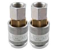 AB Tools Pcl 60 Series Female Coupler Air Fitting Hose 3/8" Bsp Female Thread Ac4Ef X 2
