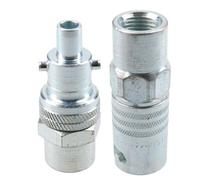 AB Tools Pcl Instant Air Coupler 1/4" Bsp Female Thread & Male Adaptor Fitting Swivel Body